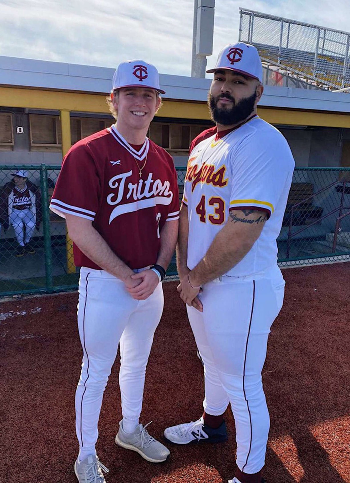 Randon Dauman with the Tirton Trojans